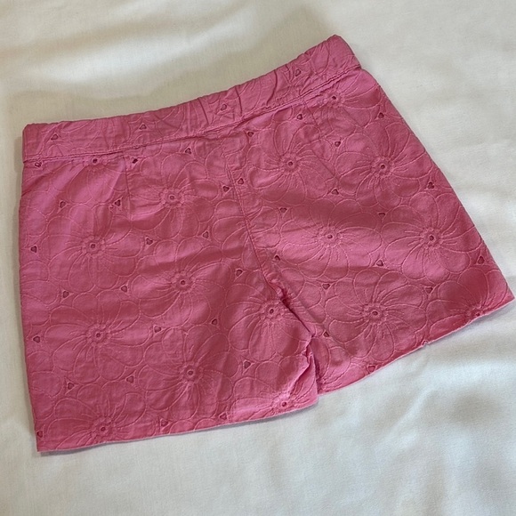 JANIE AND JACK • girls size 10 • pink eyelet shorts - Picture 3 of 6